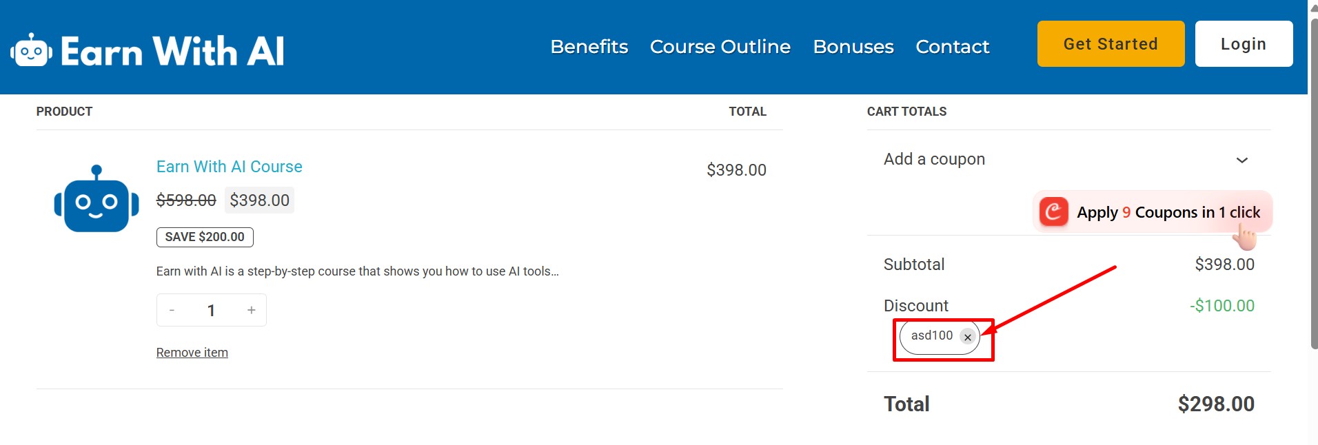 Verified Earn With AI coupon code