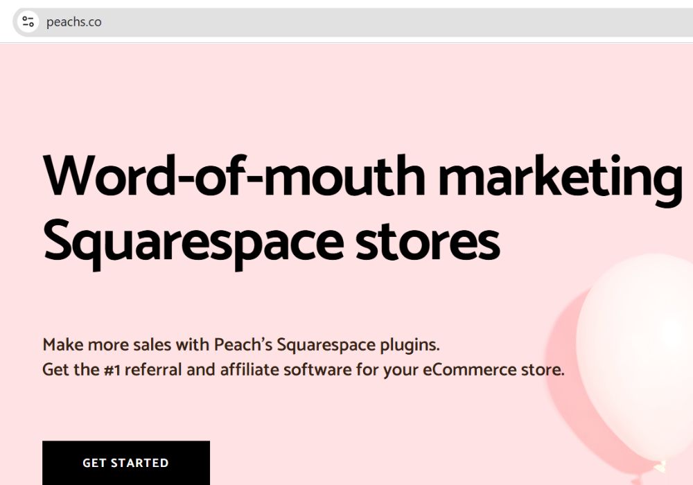 Use Peach's to create an affiliate program on Squarespace