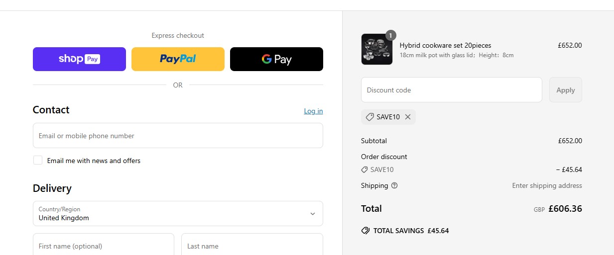 apply the Foodies Chef Tools coupon code