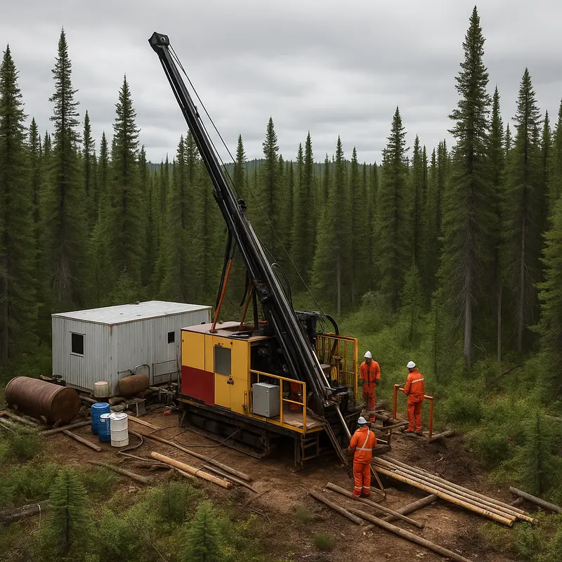 The expansive operations of Cameco Corporation, a leading figure in uranium mining.