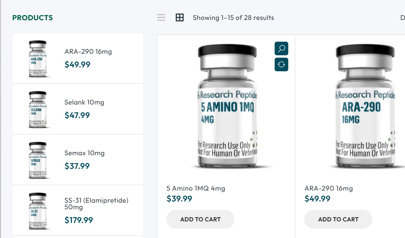 research-peptides-products